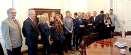 Minister Marek Zagórski wśród studentów siedleckiej uczelni