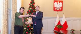 Betlejemskie Światło Pokoju w Ministerstwie Sprawiedliwości