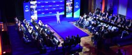 Minister Anna Moskwa podczas konferencji "Chronimy Polaków" w KPRM.