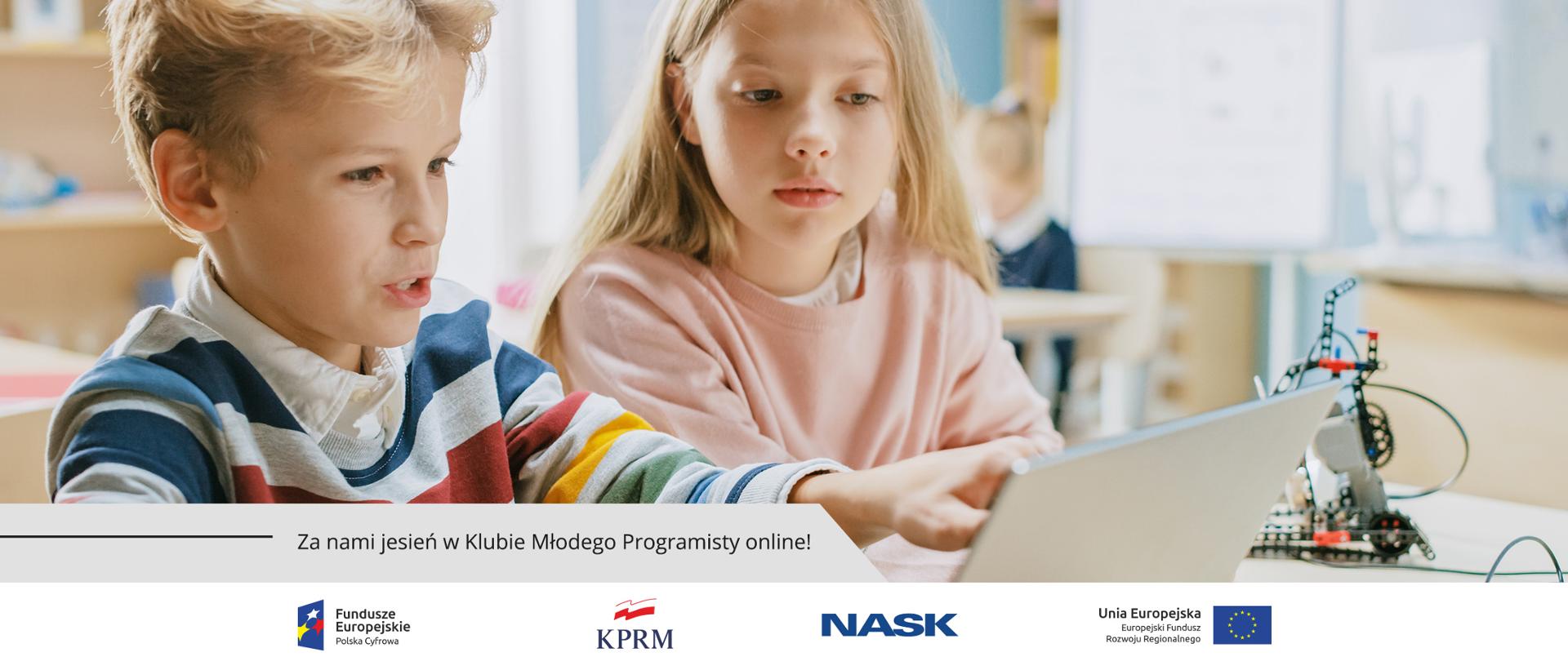 Za nami jesień w Klubie Młodego Programisty online