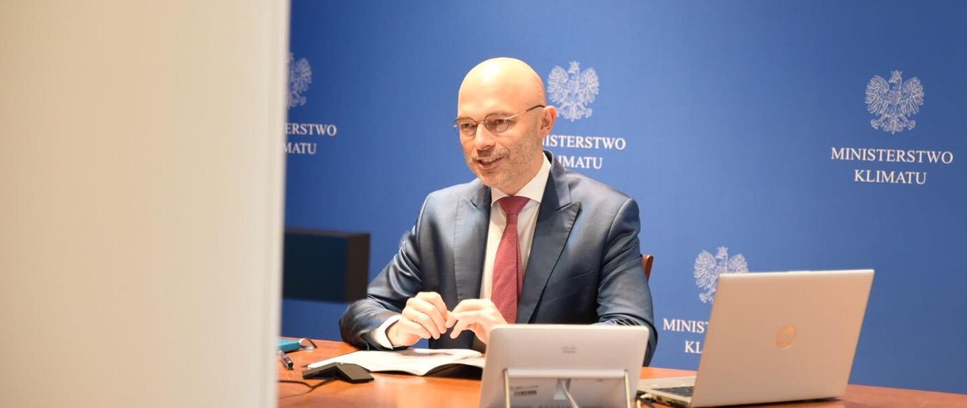 Minister klimatu i środowiska Michał Kurtyka 