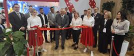 Uroczyste otwarcie polskiego stoiska PAiH na Targach MSV w Brnie. Kierownik Wydziału Polityczno-Ekonomicznego p. Jacek Gajewski i
