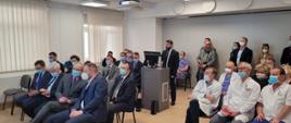 Zdjęcie ze spotkania w szpitalu klinicznym we Wrocławiu.