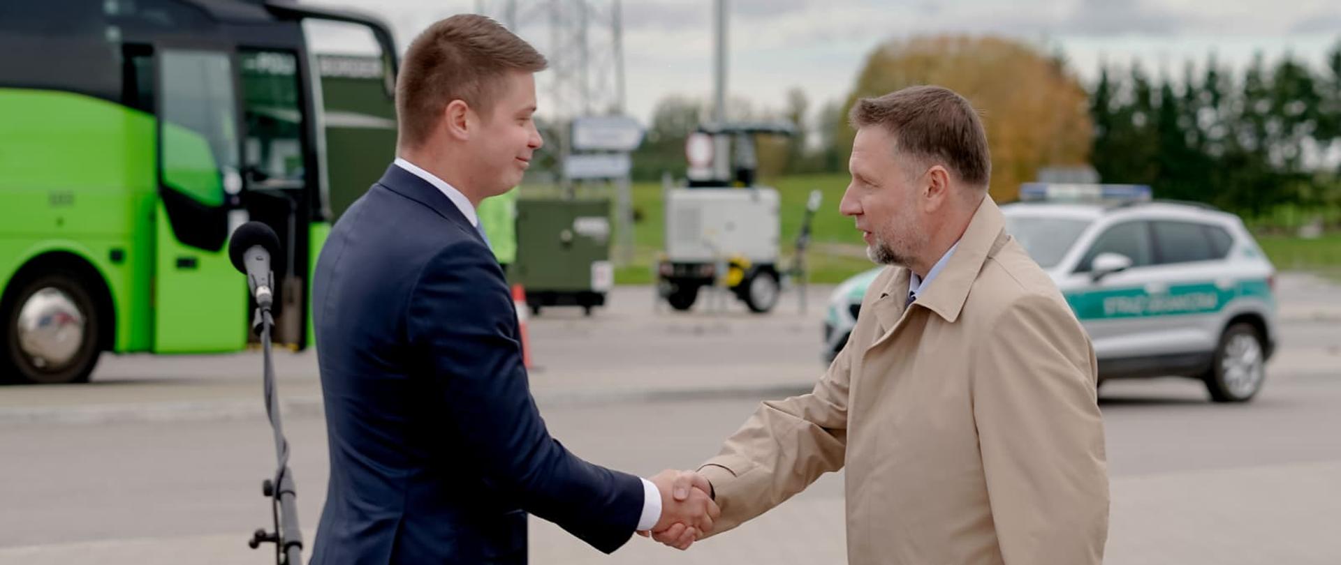 Wizyta ministrów spraw wewnętrznych Polski i Litwy w Budzisku
