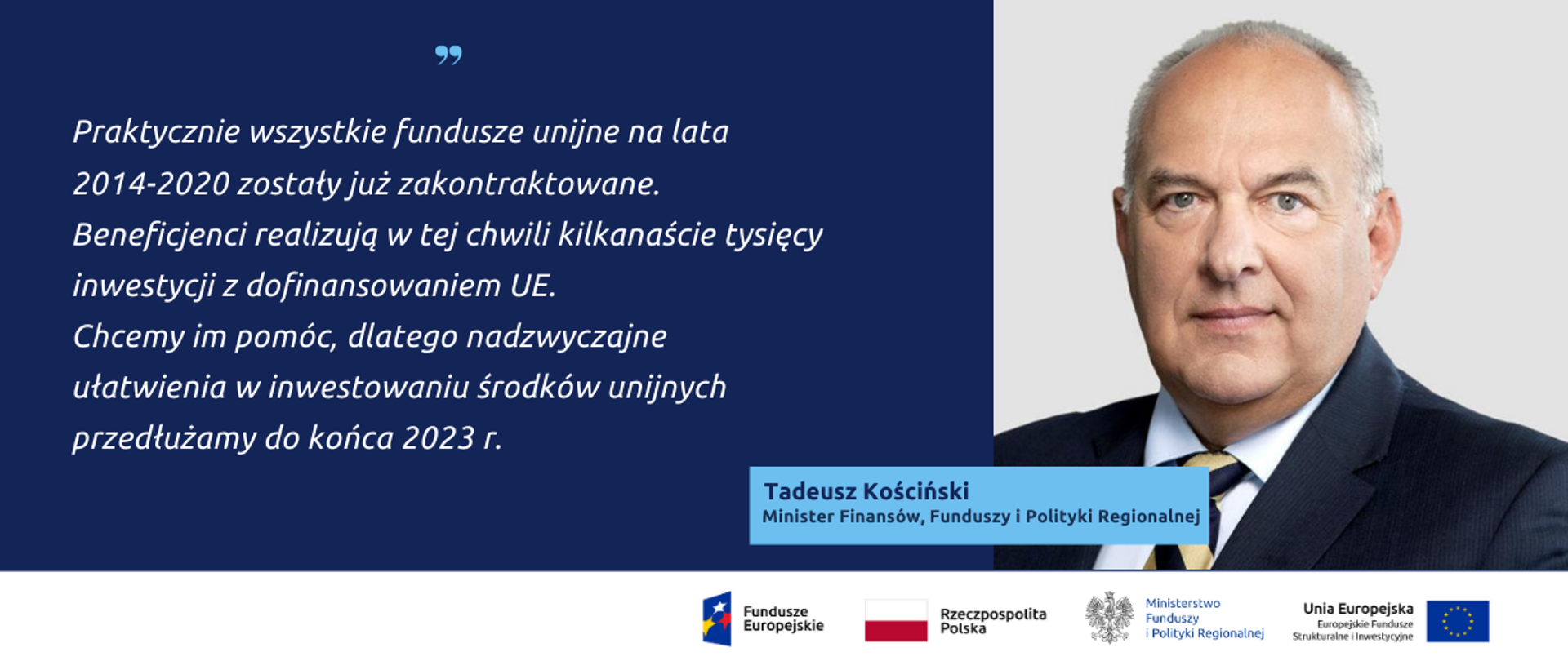 Nadzwyczajne rozwiązania we wdrażaniu funduszy europejskich w związku z pandemią COVID-19 będzie można stosować do końca 2023 r. Rząd przyjął nowelizację tak zwanej specustawy funduszowej, która w tym szczególnym czasie ułatwia inwestowanie i rozliczanie funduszy unijnych oraz pozwala przesuwać je na walkę z koronawirusem.