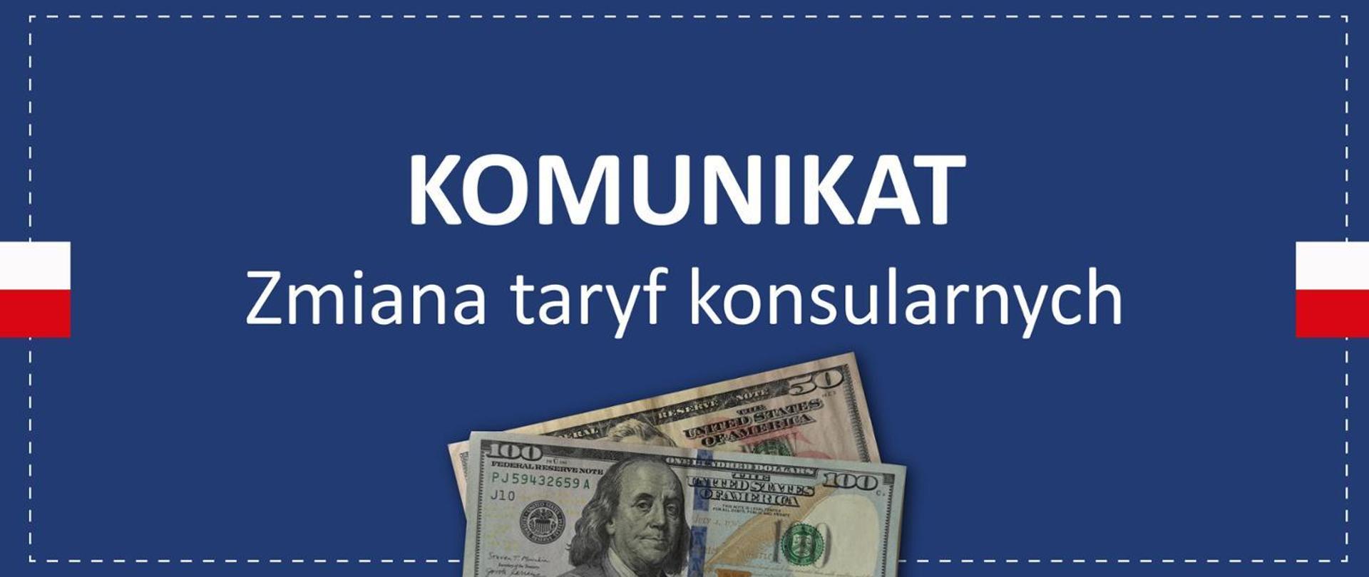 Zmiana opłat konsularnych