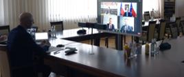 Minister klimatu i środowiska podczas debaty "Green Deal i co dalej?"