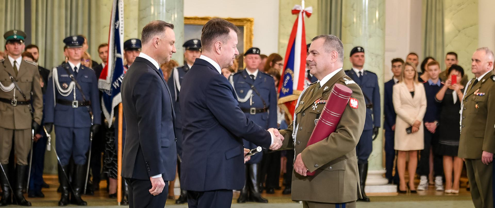 9 listopada 2023 roku prezydent RP Andrzej Duda, na wniosek ministra obrony narodowej Mariusza Błaszczaka wręczył akty mianowania oficerom Wojska Polskiego na pierwszy i kolejne stopnie generalskie. 