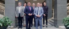 Wizyta wiceministra infrastruktury Przemysława Koperskiego w Pradze 