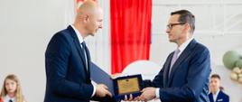 Premier Mateusz Morawiecki w Szkole Podstawowej w Rokicinach.