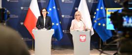 Ministra klimatu i środowiska Paulina Hennig-Kloska i wiceministra klimatu i środowiska Anita Sowińska