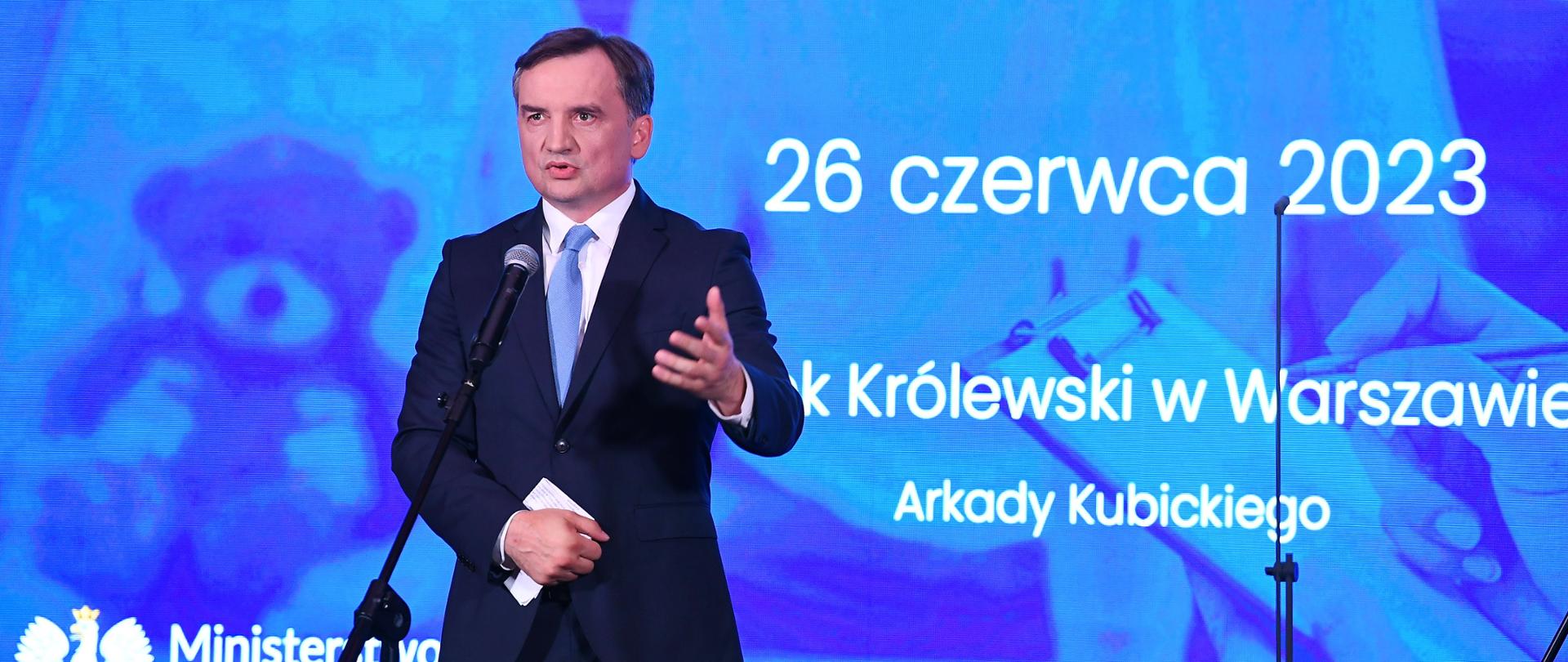 Minister Zbigniew Ziobro