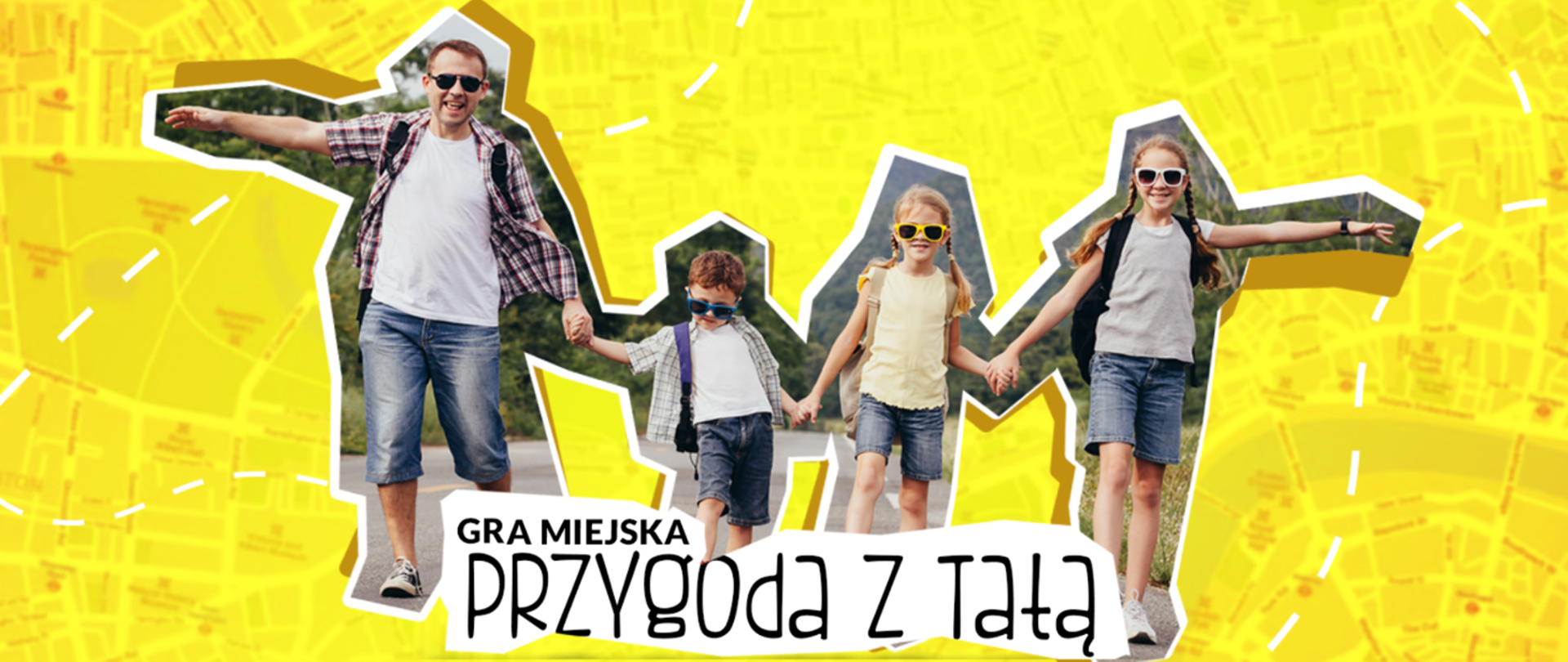 Ojciec z trójką dzieci