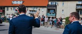 Wizyta Pana Premiera na terenie rządowych inwestycji lokalnych w Golczewie.