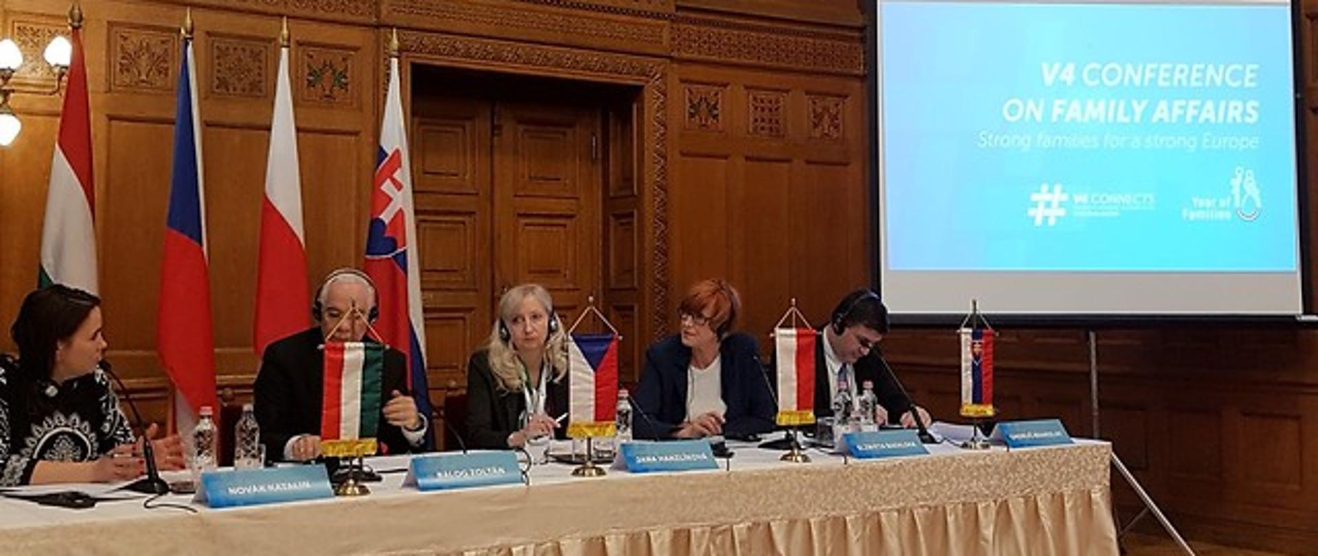„Silne rodziny dla silnej Europy!” w Budapeszcie z udziałem ministrów krajów Grupy Wyszehradzkiej.