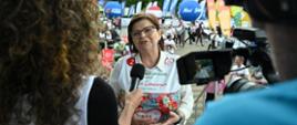 Na zdj. minister zdrowia Izabela Leszczyna podczas 24. Biegu po Nowe Życie w Wiśle.