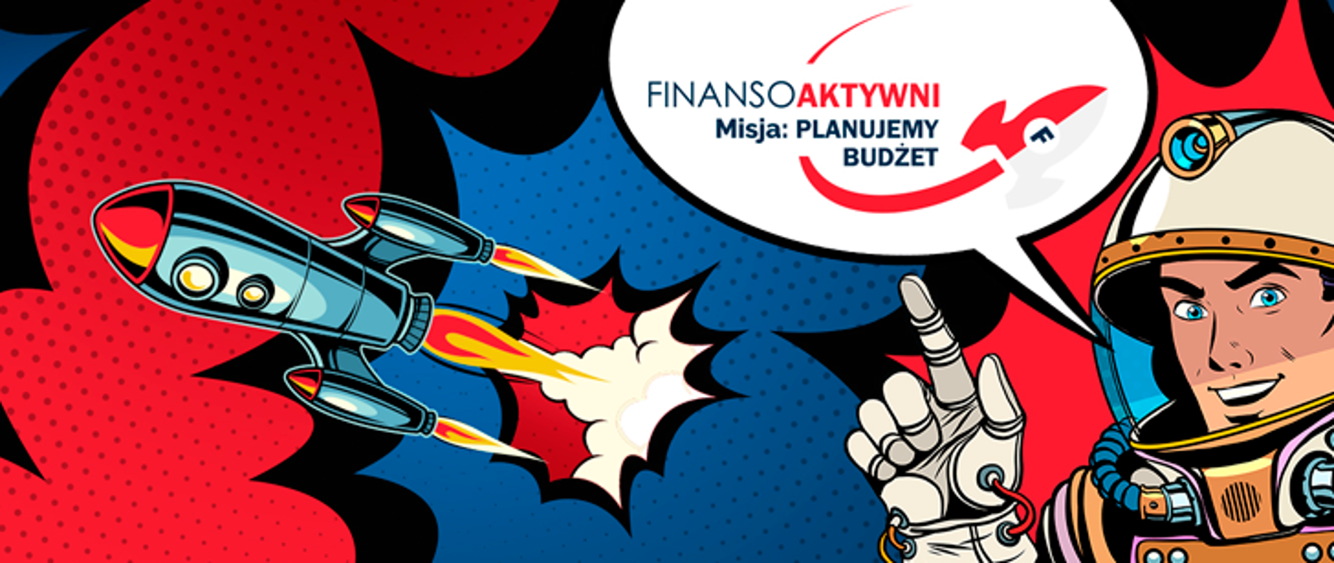 Grafika promująca akcję Finansoaktywni. Misja: planujemy budżet. 