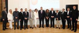 6.06.2022 Rzym, Wlochy. Wizyta Ministra Edukacji i Nauki Przemyslawa Czarnka na uniwersytecie La Sapienza. Spotkanie z prof. Bruno Botta, prorektor ds. polityki internacjonalizacji.
