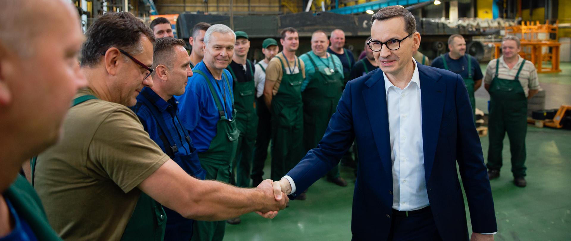 Premier w Zakładzie Bumar-Łabędy.