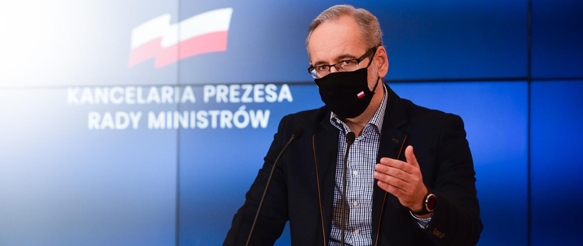 Minister Adam Niedzielski.