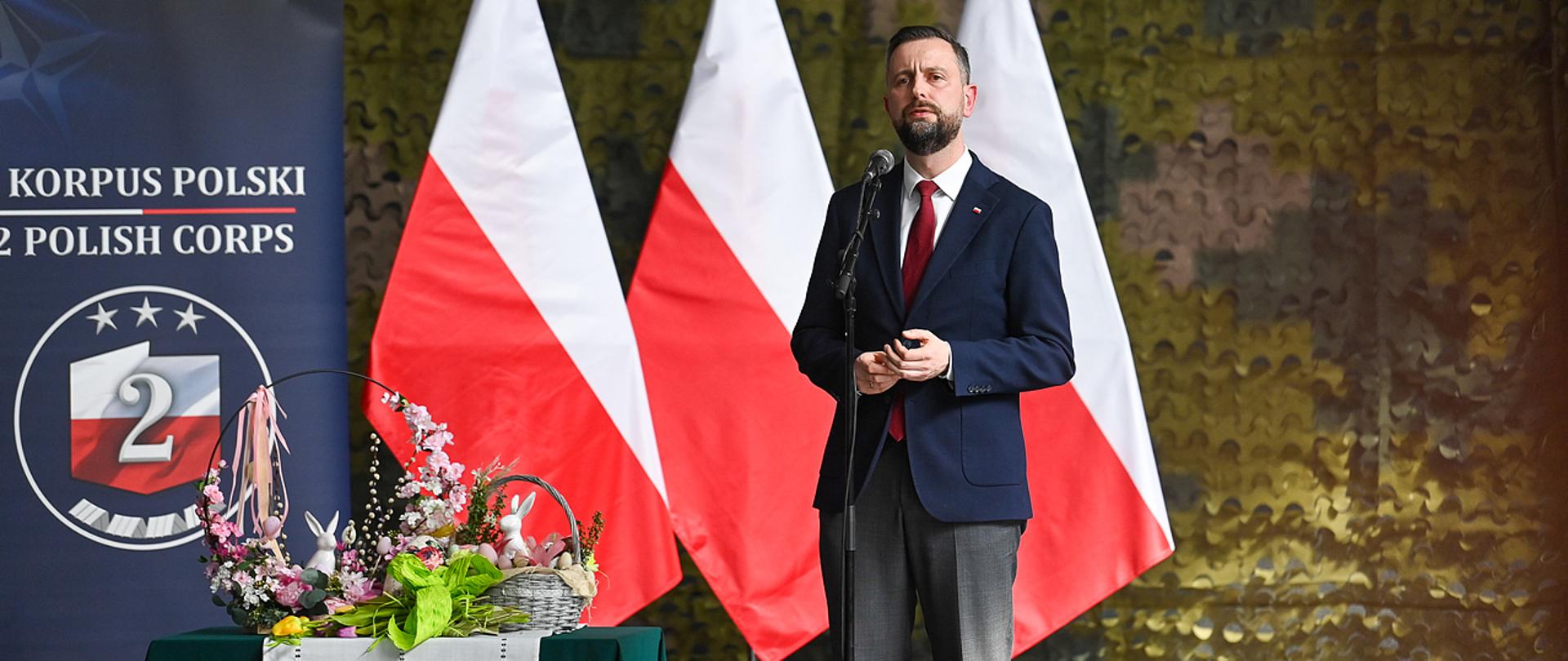 17 kwietnia 2025 r. wicepremier-minister obrony narodowej Władysław Kosiniak-Kamysz, wziął udział w spotkaniu z żołnierzami i odprawie z dowódcami z Garnizonu Kraków i Garnizonu Kraków-Balice. Fot. Plut. Wojciech Król/MON