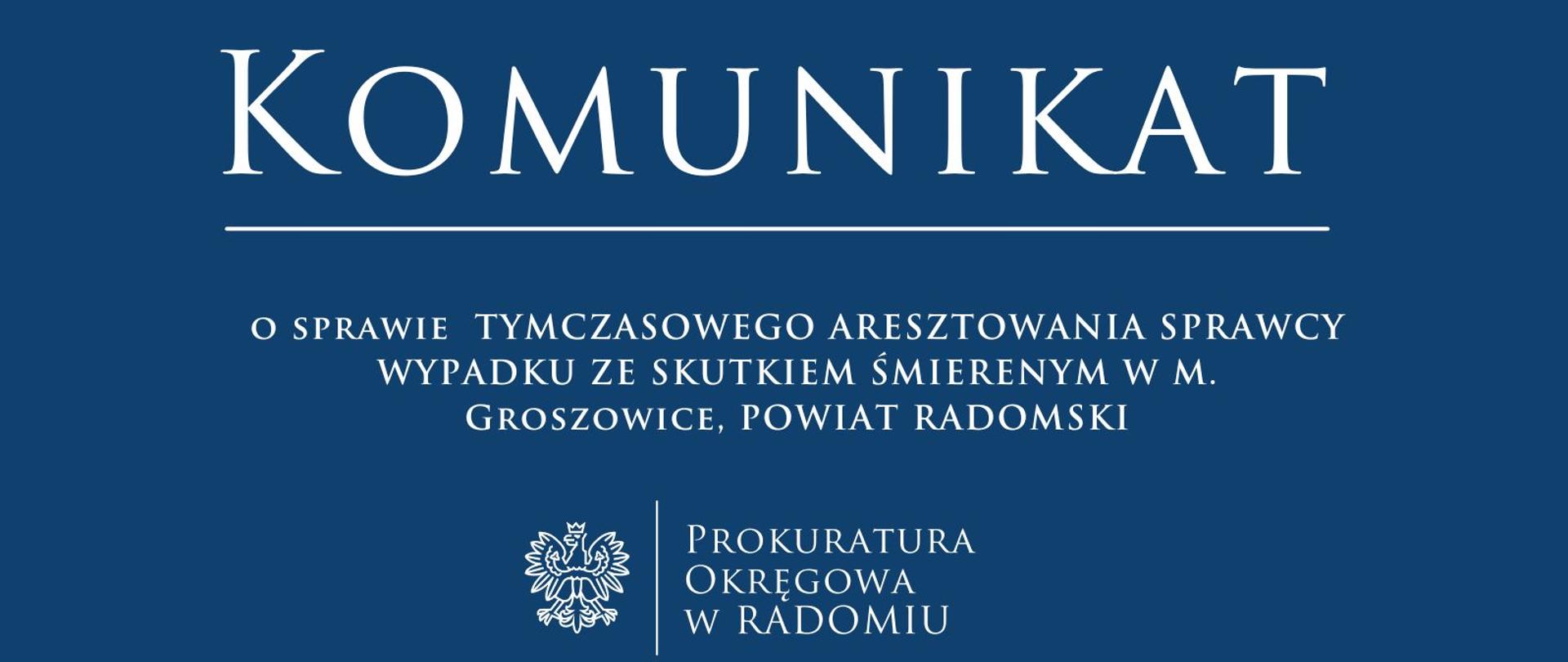 WYPADEK GROSZOWICE