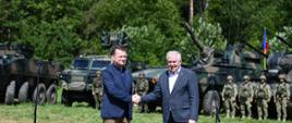 Wizyta Mariusza Błaszczaka, Wiceprezesa Rady Ministrów, Ministra Obrony Narodowej
w Mobilnym Stanowisku Dowodzenia Wielonarodowej Dywizji Północny – Wschód.