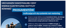 Mechanizm rozliczeń dla prosumentów w systemie net-metering