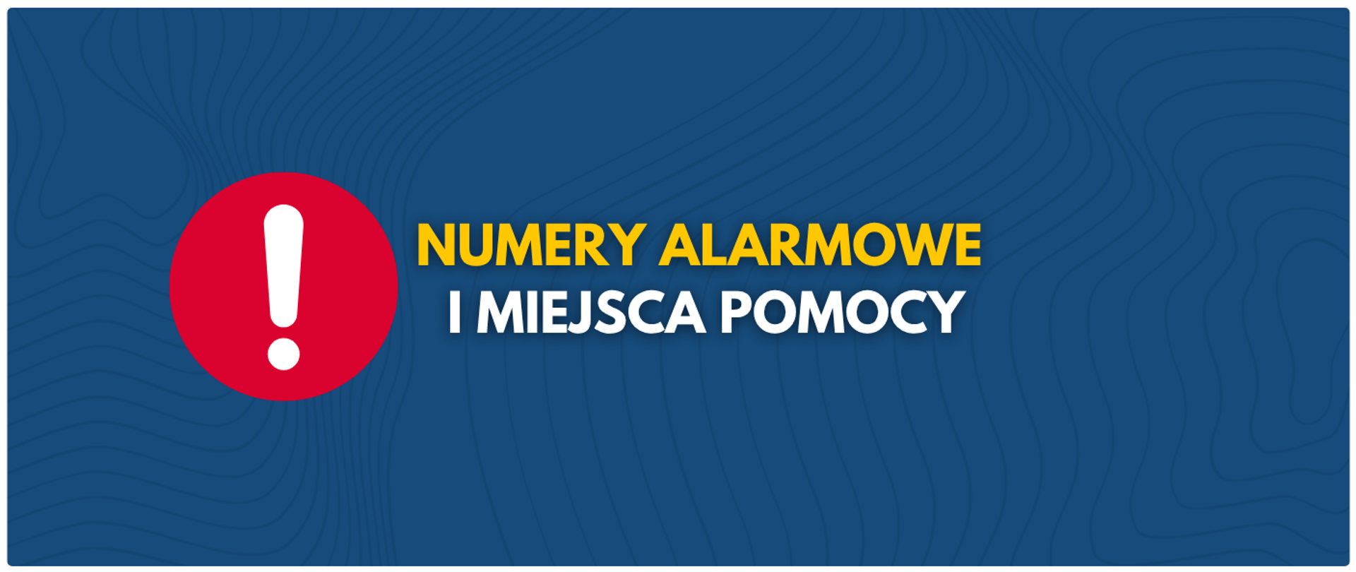 Telefony i miejsca pomocy