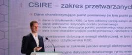 Prezentacja dot. Centralnego Systemu Informacji Rynku Energii podczas konferencji "Inteligentnie w energetyce"