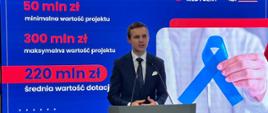Wiceminister zdrowia Marcin Martyniak.