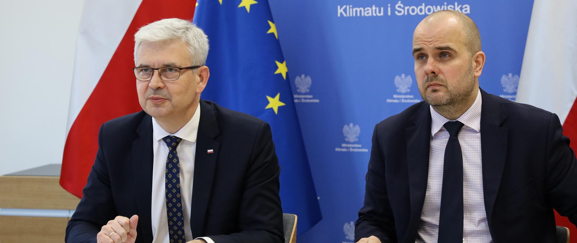 Wiceminister Ireneusz Zyska oraz Dyrektor Szymon Byliński o współpracy w zakresie gospodarki wodorowej