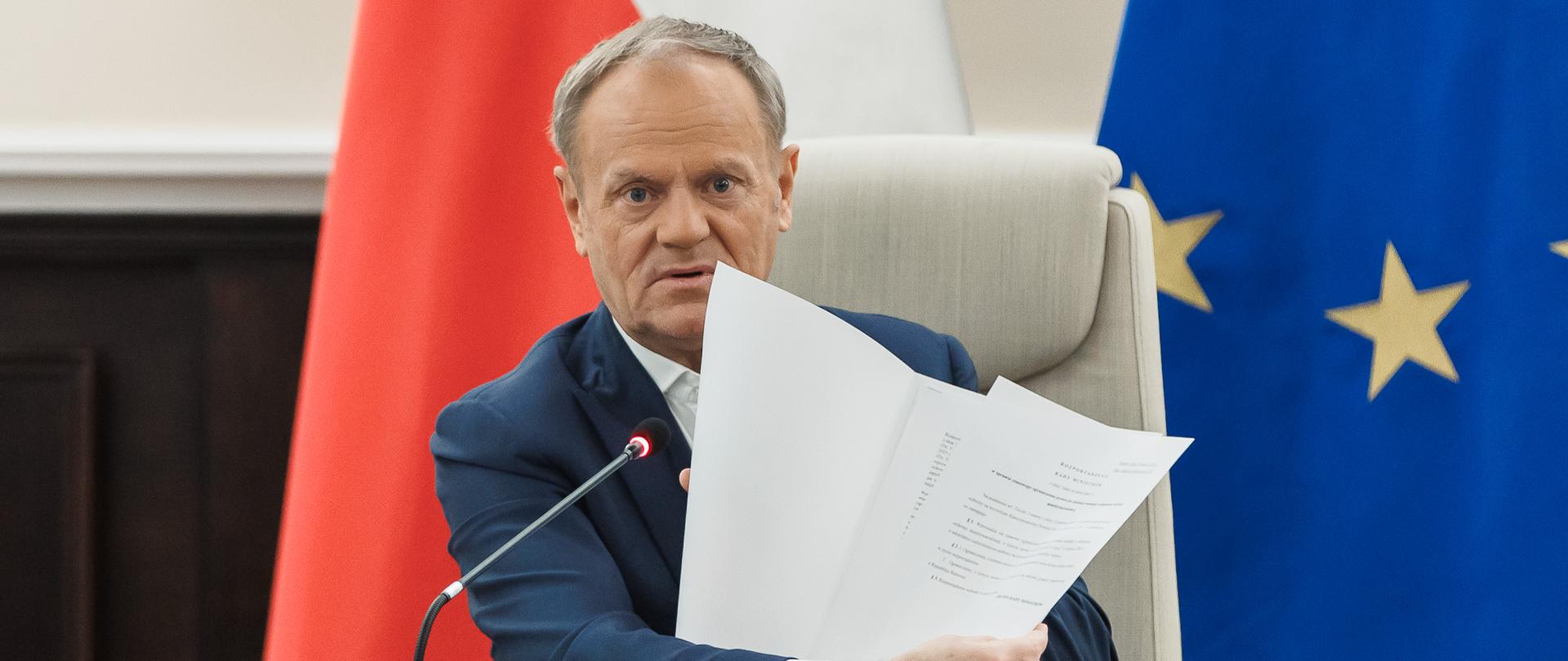 2025.03.25 Posiedzenie Rady Ministrów - Premier Donald Tusk
