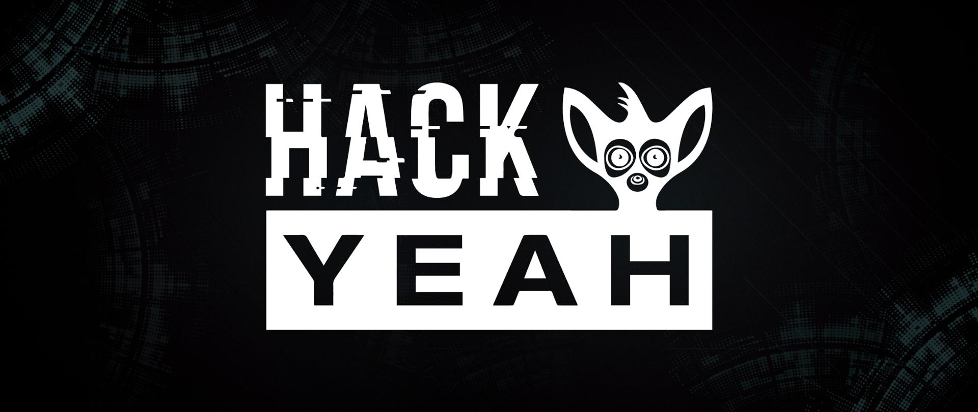 Na czarnym tle napis HackYeah
