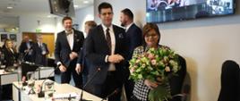 Min. Zdrowia Izabela Leszczyna na spotkaniu w NIL