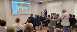 Zdjęcie ze spotkania w szpitalu klinicznym we Wrocławiu.