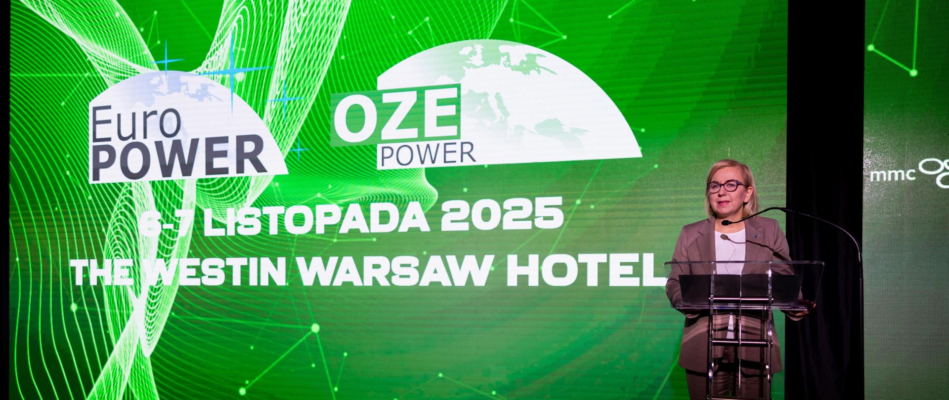 Paulina Hennig-Kloska otworzyła konferencję EuroPower