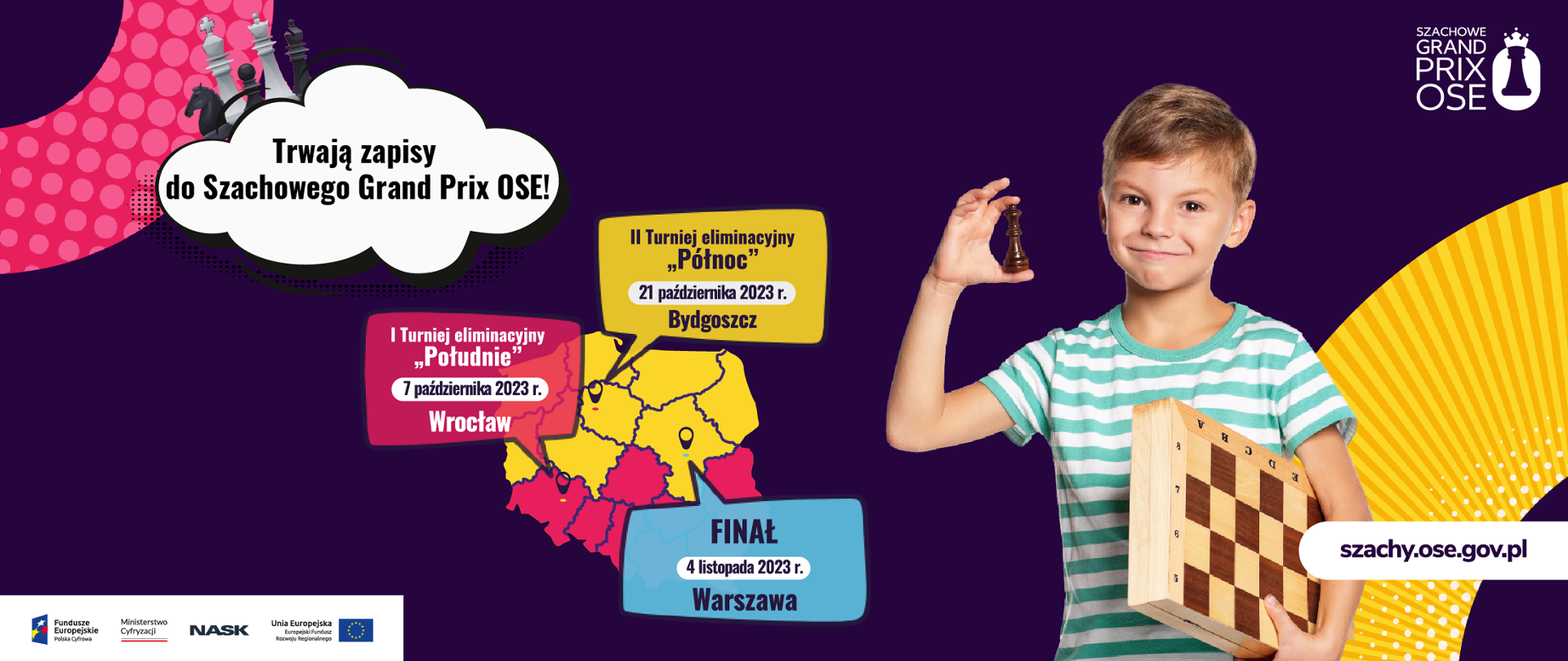 Zmierzcie się z rówieśnikami w ogólnopolskim turnieju Szachowe Grand Prix OSE!