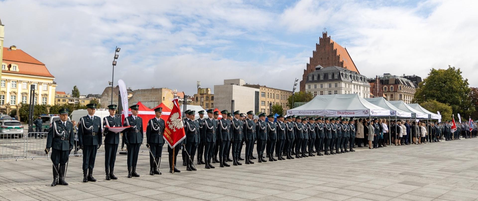 Kompania Honorowa Szefa KAS na uroczystościach Dnia KAS we Wrocławiu