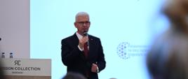 Wiceminister Ireneusz Zyska w trakcie Konferencji Stron Porozumienia sektorowego na rzecz rozwoju gospodarki wodorowej