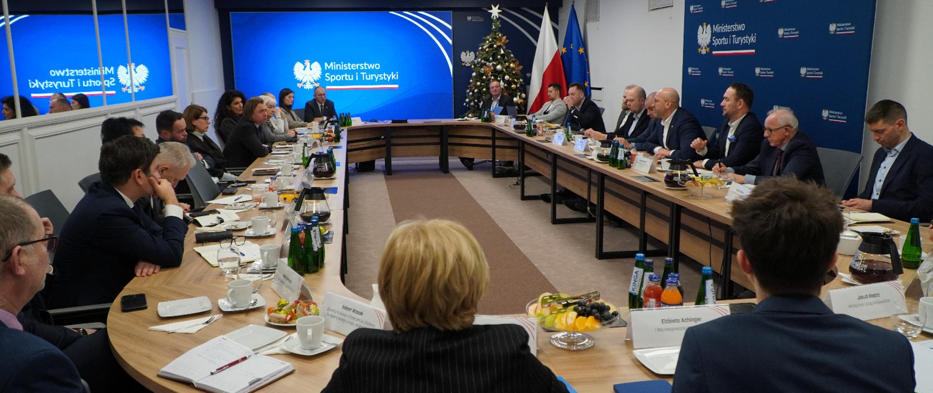 Spotkanie z wojewodami w Ministerstwie Sportu i Turystyki.