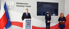 Zdjęcie z konferencji o temacie: Aktywny powrót uczniów do szkoły po pandemii – inauguracja programu MEiN i AWF