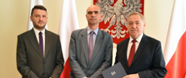 Minister Środowiska Henryk Kowalczyk i Generalny Dyrektor Ochrony Środowiska Andrzej Szweda-Lewandowski 