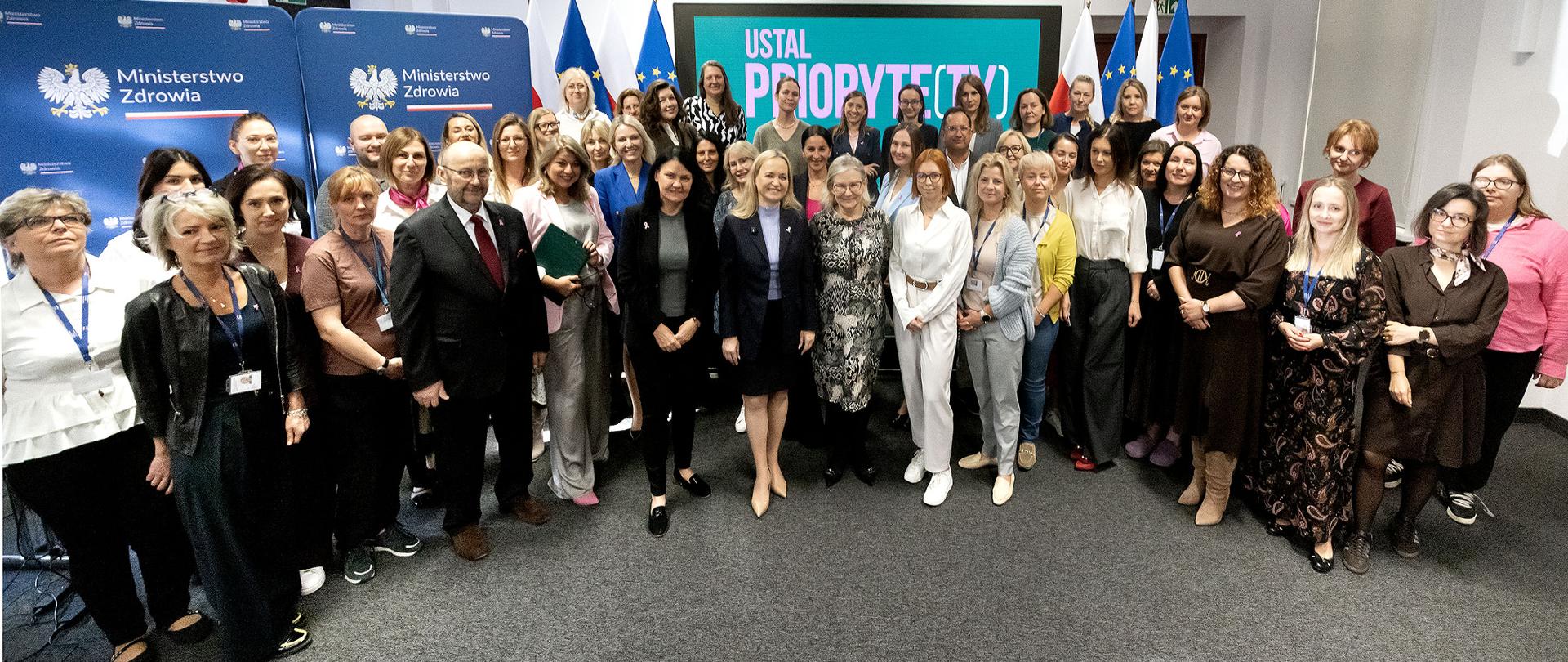 zdjęcie z konferencji ministerstwa zdrowia „Ustal Prioryte(TY)”
