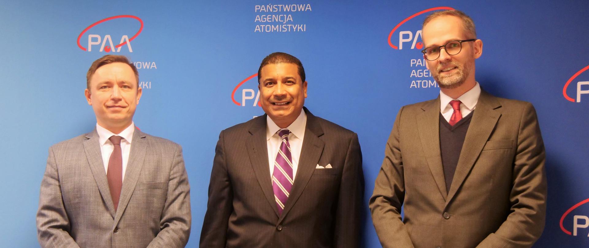 Spotkanie wiceministra klimatu i środowiska Adama Guibourgé-Czetwertyńskiego i kierownictwa Państwowej Agencji Atomistyki z Frankiem A. Rose, który pełni rolę Głównego Zastępcy Administratora amerykańskiej Narodowej Administracji Bezpieczeństwa Jądrowego