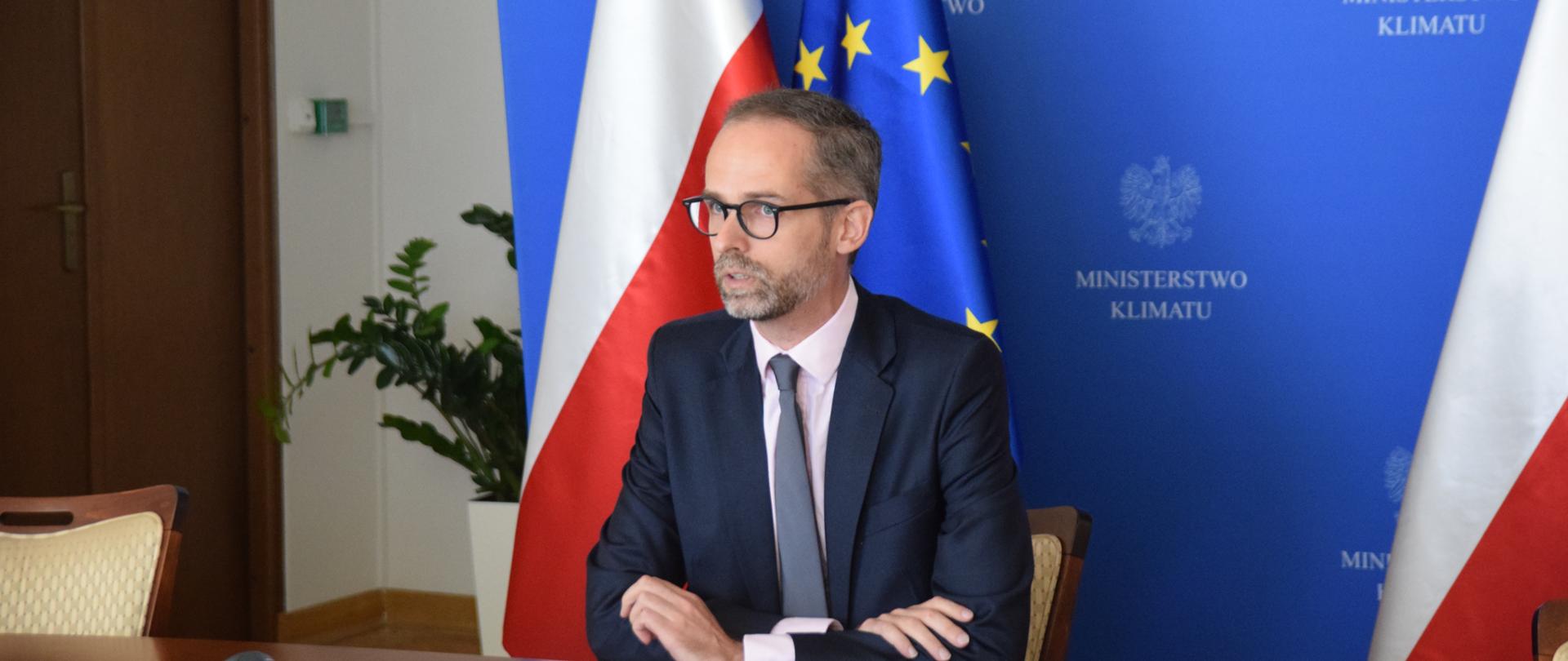 Wiceminister klimatu Adam Guibourgé-Czetwertyński 