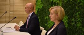 Minister klimatu i środowiska Michał Kurtyka podczas spotkania z NGO