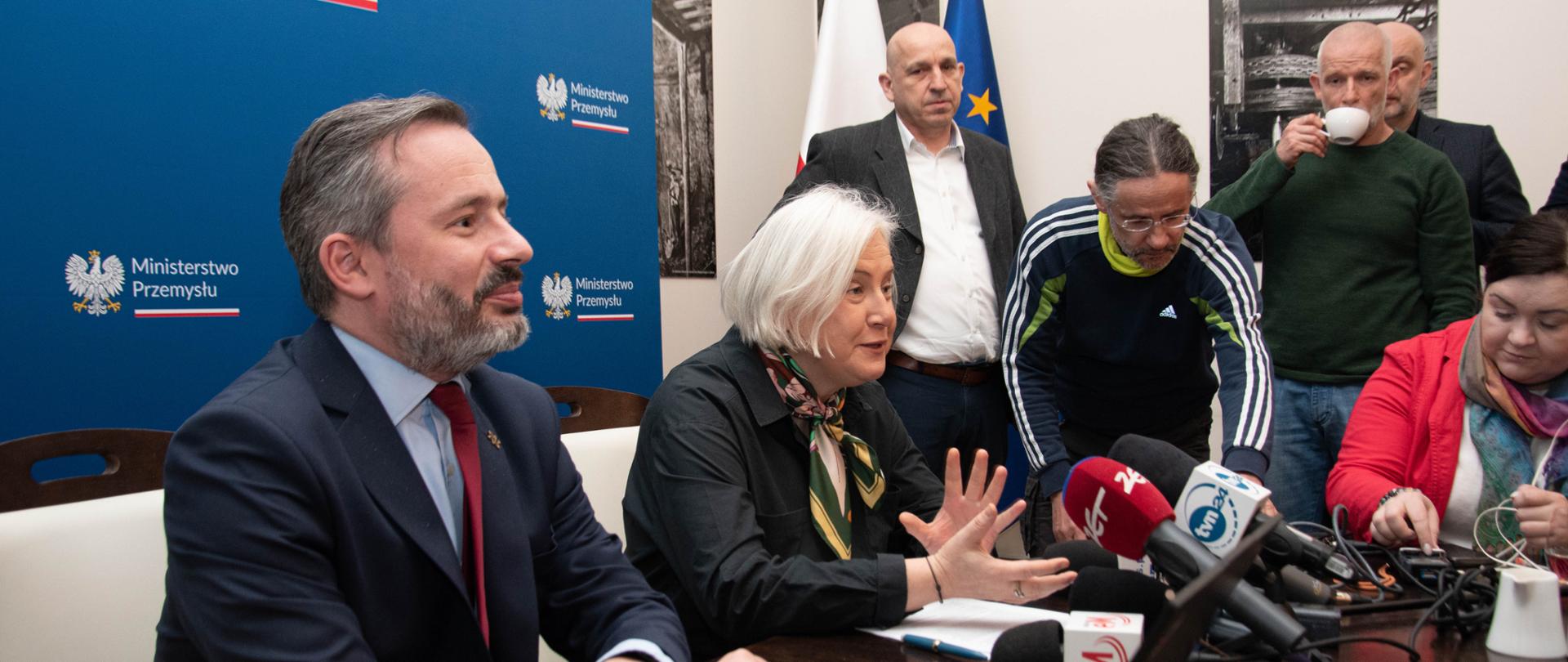 Konferencja prasowa w Ministerstwie Przemysłu, 13 marca 2025 r.