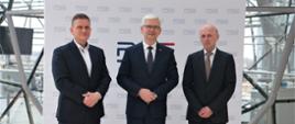 Wiceminister Ireneusz Zyska podczas spotkania w PSE