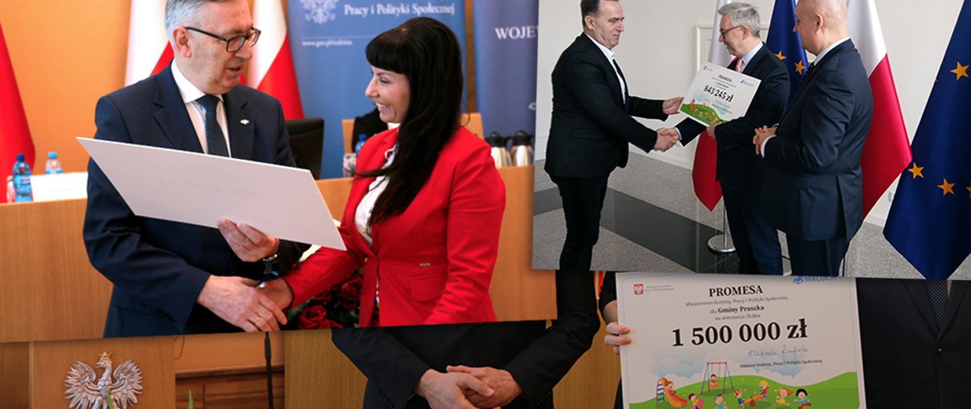 Promesy w woj. wielkopolskim i opolskim